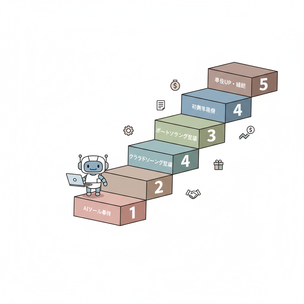 AIライター副業で月5万円!未経験主婦がゼロから始める5つのステップ